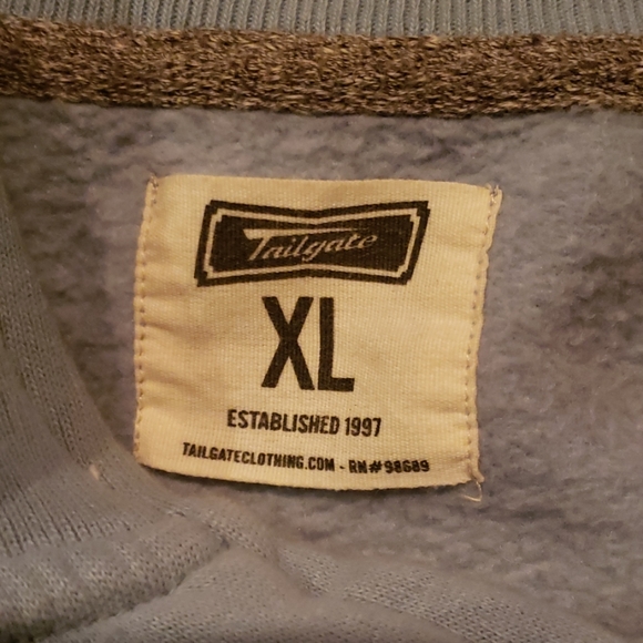 TAILGATE NORTH CAROLINA ZIP UP SWEAT JACKET TAR HEELS - Picture 3 of 5